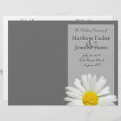 Programm für Hochzeitsstimmung und Zeremonie (Vorne/Hinten)