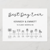 Programm für Hochzeitstage (Vorderseite)