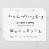 Programm für Hochzeitstage (Vorne/Hinten)