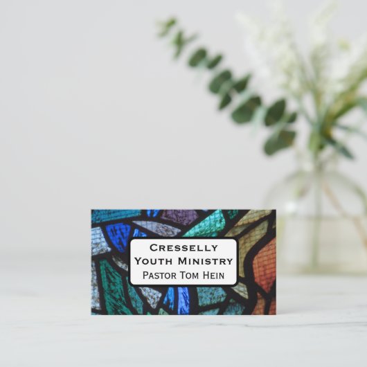 Programm für Jugendpfleger CHURCH Visitenkarte (Stehend Vorderseite)