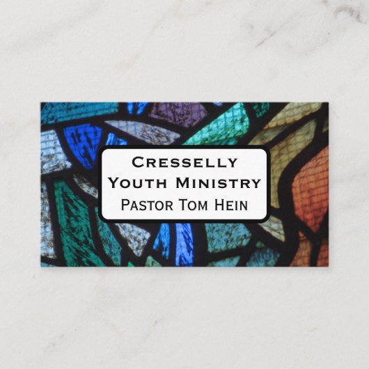 Programm für Jugendpfleger CHURCH Visitenkarte (Vorderseite)