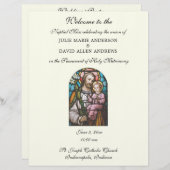 Programm für katholische Hochzeiten (Vorne/Hinten)