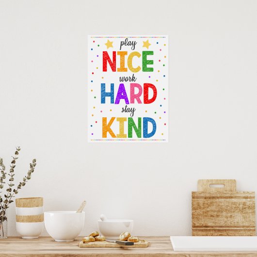 Programm für Klassenzimmer Poster (Küche)