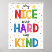 Programm für Klassenzimmer Poster (Vorne)