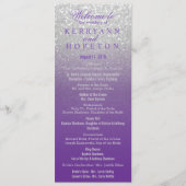 Programm für lila und Silver Glitzer (Vorderseite)