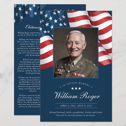 Programm für patriotische Gedenkstätten (Vorne/Hinten)