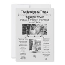 Programm für personalisierte Hochzeitspapiere