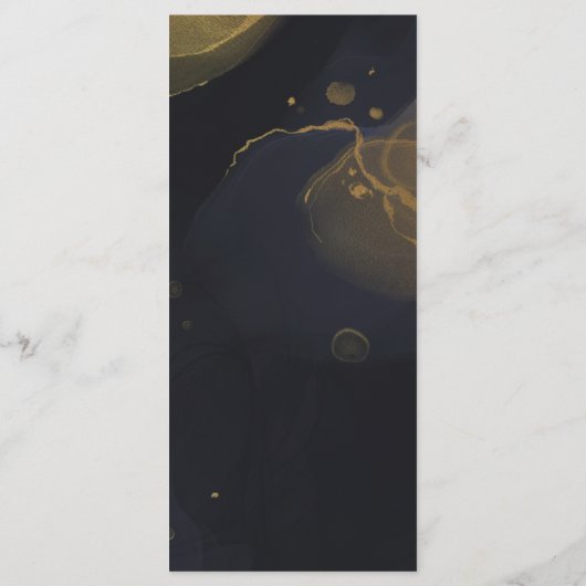 Programm für schwarze und goldene Marmor (Rückseite)