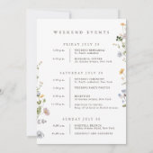 Programm für Veranstaltungen im Frühjahr der Wildb (Rückseite)