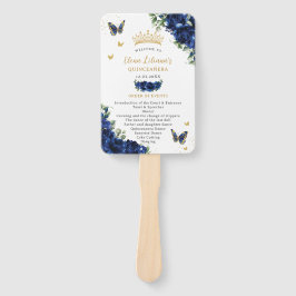 Programm für Veranstaltungen in Quinceañera Royal Fächer