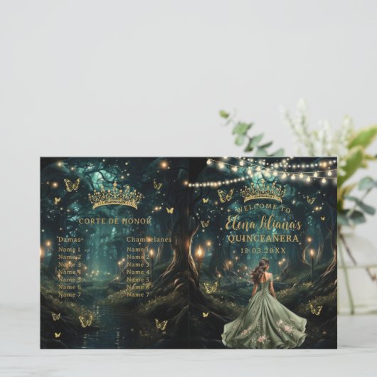 Programm "Grüne Nacht der verzauberten Wälder" (Stehend Vorderseite)