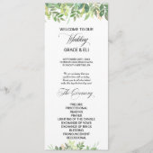 Programm "Grüne Sommer-Hochzeit in Urlaubsort" (Vorderseite)