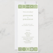 PROGRAMM "GRÜNE SPANISCHE TILES" (Vorderseite)