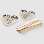 Programm Hand Fan Muscheln Strand Hochzeit Meer Fächer (Non-assembled)