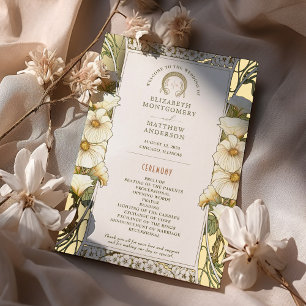 Programm Hochzeit Vintager Jugendstil von Mucha
