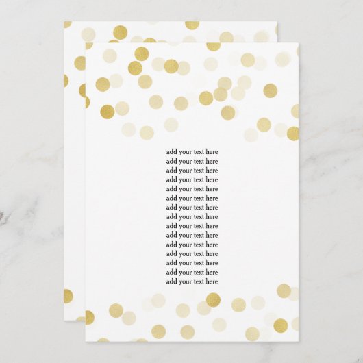 Programm Imitate Gold Foil Glitzer Lights einfügen (Vorne/Hinten)