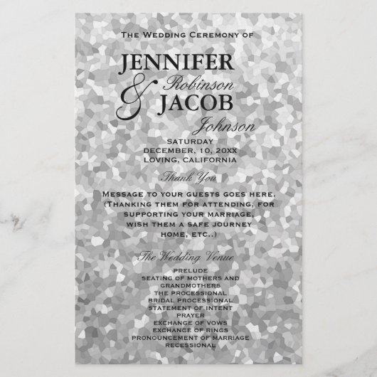 Programm | Kristallsilber (Vorderseite)