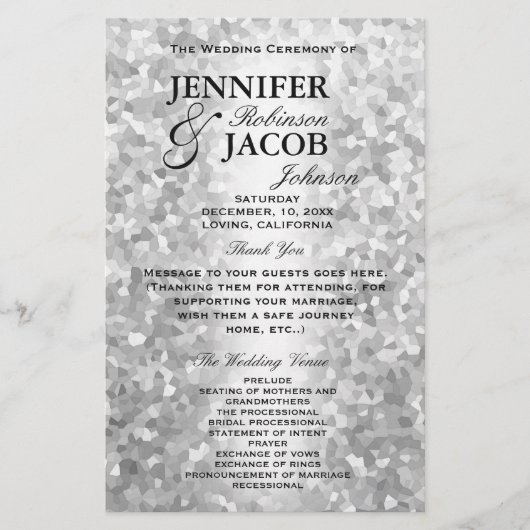 Programm | Kristallsilber Flyer (Vorne)