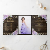 Programm "lila bezauberter Wald - Quinceañera" (Innenseite)