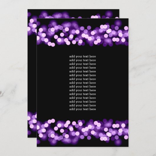 Programm Lila Hollywood Glam einfügen (Vorne/Hinten)