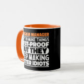 Programm-Manager I Versuche, Dinge lustig zu mache Tasse (Vorderseite Links)