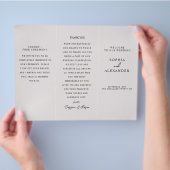 Programm-Minimalist-Timeline für eine moderne Hoch Flyer (Hand)