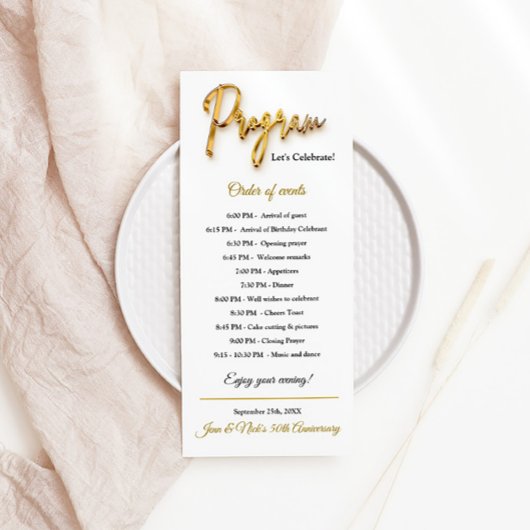 Programm - Minimalistisches 3d-Gold-Tex-Design