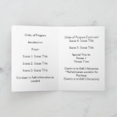 Programm: Rosa füllen Sie den freien Raum aus Programm (Innenseite)