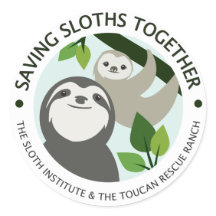 Programm "Sloths Together" rett | Logo-Aufkleber
