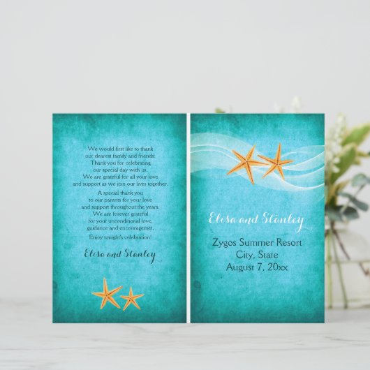 Programm "Starfish pair" (Stehend Vorderseite)