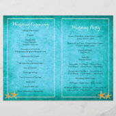 Programm "Starfish pair" (Rückseite)