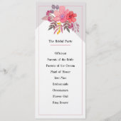 Programm "Think Dusty Pinks" (Rückseite)