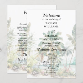 Programm Tropical Beach Hochzeit in Urlaubsort