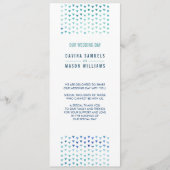 PROGRAMM "WEDING CEREMONY" - einfaches boho Muster (Vorderseite)