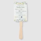 Programm "Whimsical Garden Wild Blume" - Zeitplan Fächer (Vorderseite)