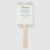 Programm "Whimsical Garden Wild Blume" - Zeitplan Fächer (Rückseite)