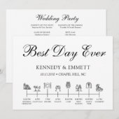 Programm zum Hochzeitstag (Vorne/Hinten)