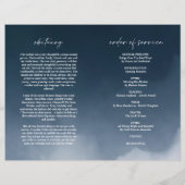 Programm zur Beerdigung von Dienstfalten der Marin (Rückseite)