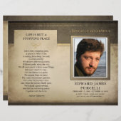 Programm zur Beerdigung von Goldbrunnen (Vorne/Hinten)