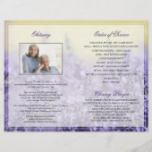 Programm zur Beerdigung von Lavendelfeldern | In L Flyer (Hinten)