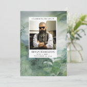 Programm zur Beerdigung von Wasserfarben-Misty-Wäl (Stehend Vorderseite)