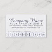 Programm zur Bekämpfung der Wellenloyalität Treuekarte (Vorderseite)