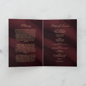 Programm zur Erinnerung an Burgundy- und Goldkalli (Innenseite)