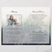 Programm zur Gedenkfeier im Rahmen des Programms z Flyer (Hinten)