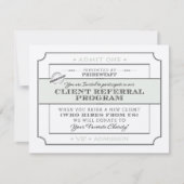 Programm zur Kundenübermittlung (Vorderseite)