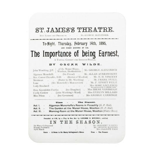 Programm zur Leistung von The Wichance of B Magnet (Vertikal)