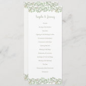 Programm zur LIEBE von Olivenzweigen (Vorne/Hinten)