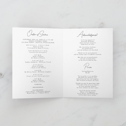 Programm zur Unterstützung des katholischen Christ (Innenseite)