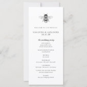 Programm zur Zeremonie der Garden-Bienen (Vorderseite)