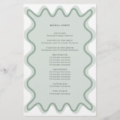 Programm zur Zeremonie der grünen Grenze (Rückseite)